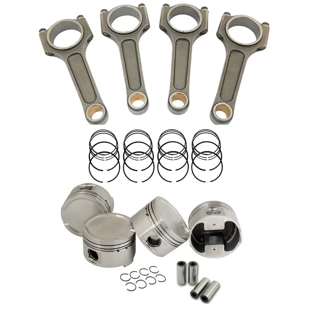 Forged Piston And Connecting Rod Kit For Vw/Audi 1.8 20V (81,5Mm) 1000Hp 1
