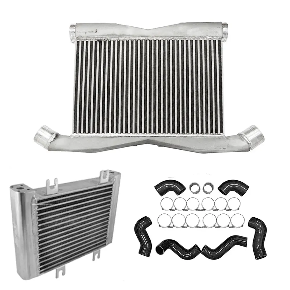 Intercooler Upgrade Kit For R35 Gt-R + Billet Aluminum Oil Cooler 1