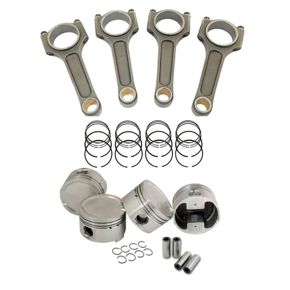Forged Piston And Connecting Rod Kit For Vw/Audi 1.8 20V (81Mm) 600Hp 1