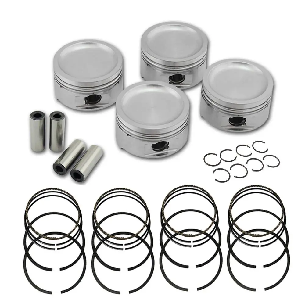 Forged Piston And Rings Set 82Mm Vw 2.0L 8V 1