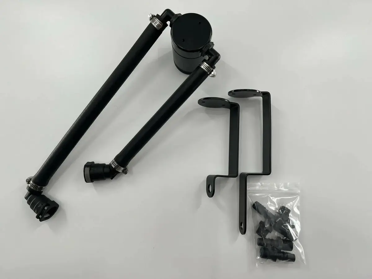 Oil Separator Catch Can 3Oz Billet Aluminum With Multi-Stage Filter For Supercharged Applications 1