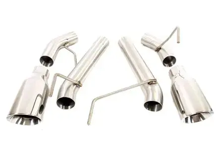 Plm 2.5" Dual Axle Back Exhaust Pipe Kit Mustang 05-10 V8 Gt Gt500 1