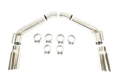Plm Axle Back Exhaust Muffler Delete - Chevy Camaro V8 2010 - 2015 Stainless Steel 1