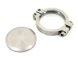 Plm Block Off Flange & Clamp For Tial 38Mm Mvs Wastegate Ewg 1