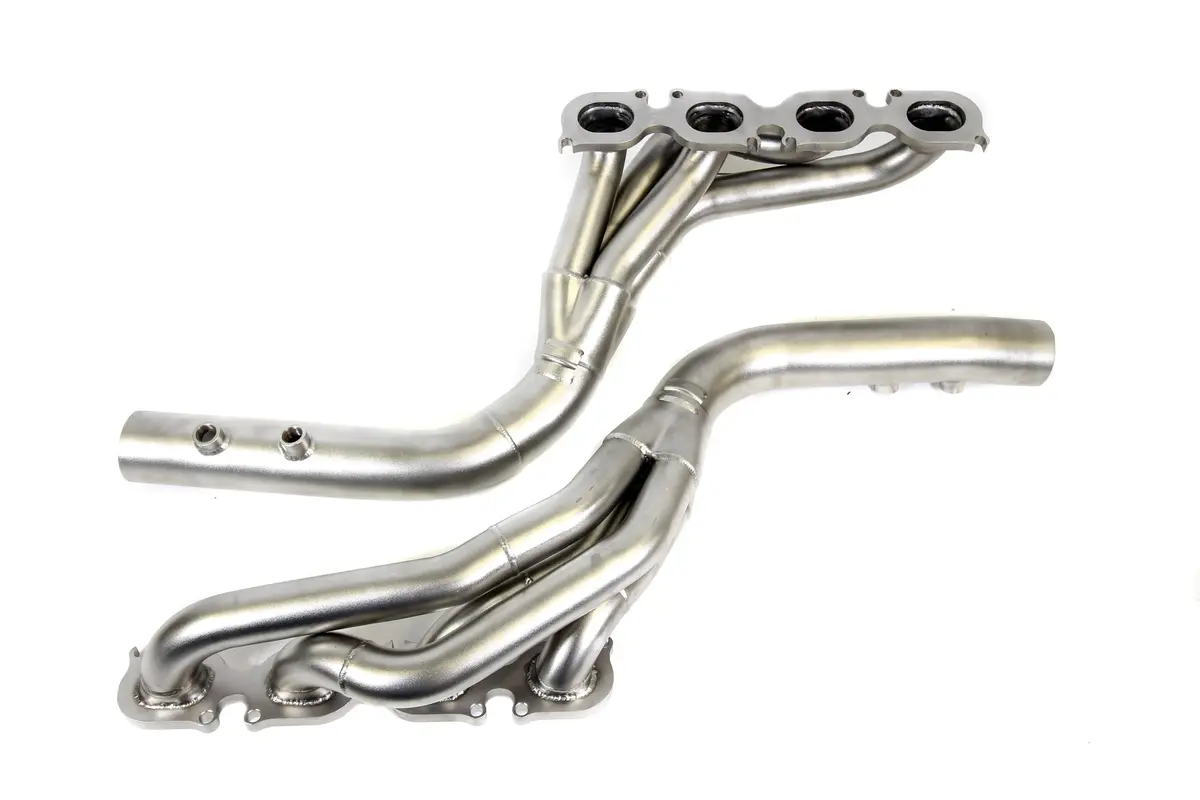 Plm Mercedes Benz C63 Amg Long Tube Headers + Mid Pipes 1