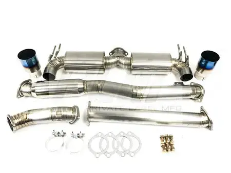 Plm Power Driven Titanium Exhaust - Evo X 08-15 V2 Mitsubishi Lancer Evolution X 1