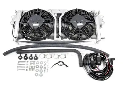 Plm Shelby Gt500 Heat Exchanger With Spal Fans & Wiring Harness 1