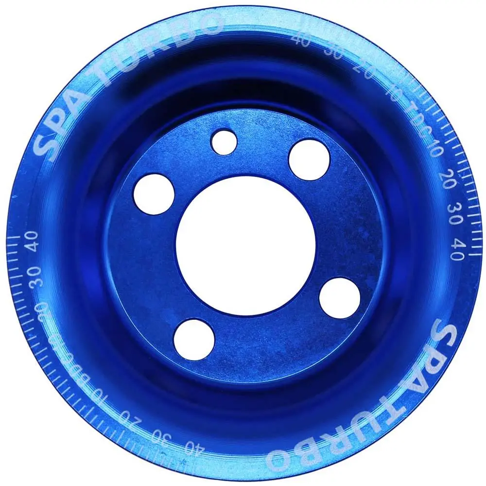 Vw Syncro Audi 80 90 100 4000 Rabbit 1.8 8V Underdrive Pulley - Blue 1