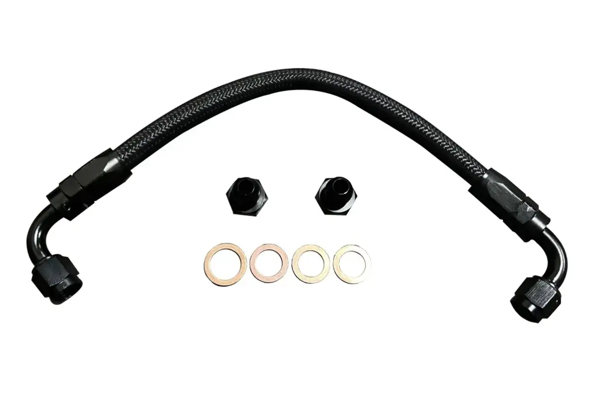Power Steering Block De Lete Line Braided Loop Hose 92-00 Honda Integra An6 Ek 1