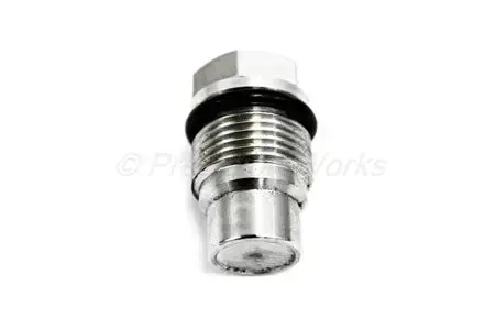 Precision Works Chevy Fuel Valve & Viton O-Ring Rail Relief Plug 1