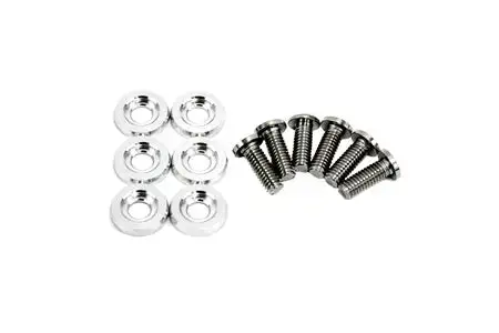 Precision Works Silver Aluminum Fender Bumper Engine Bay Dress Up Kit 1