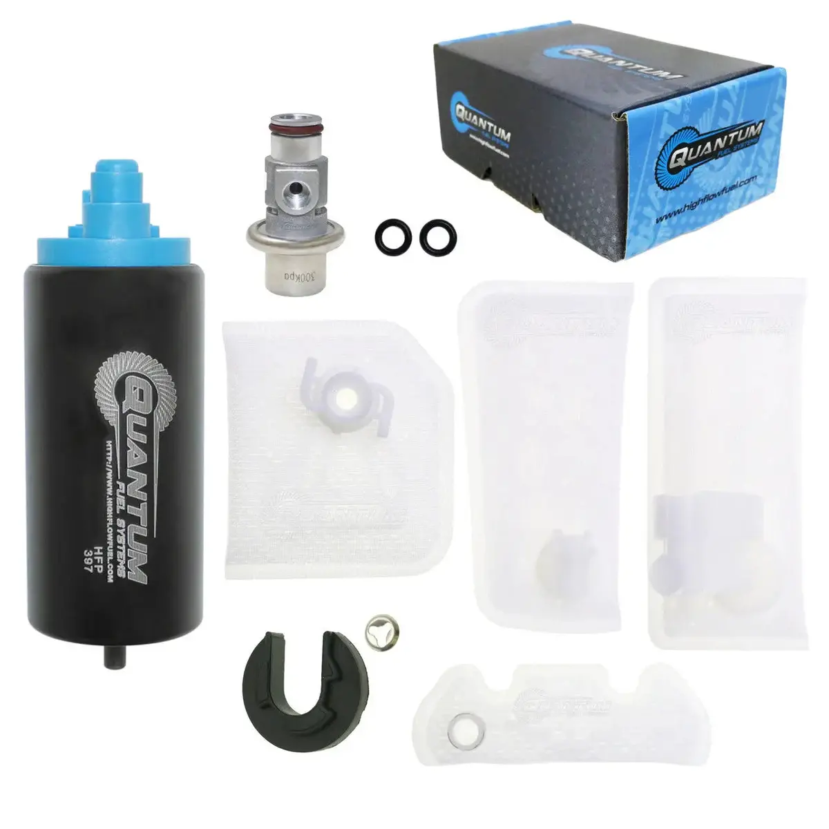 Qfs Oem Replacement In-Tank Efi Fuel Pump W/ Pressure Regulator, Strainer, Hfp-397-Ur 1