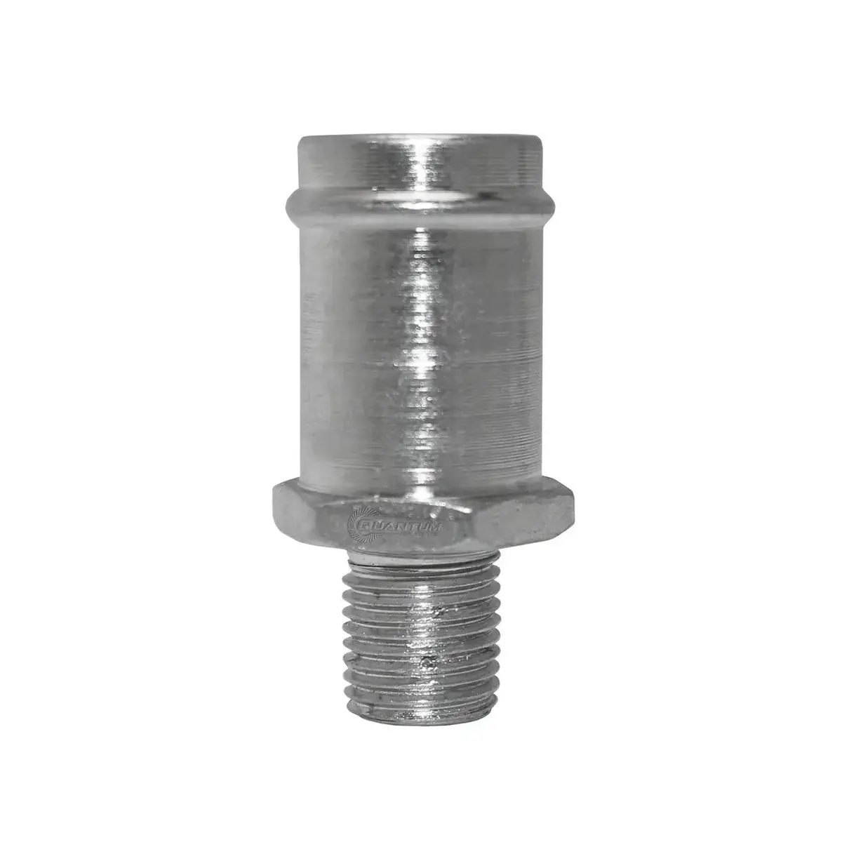 Qfs Quantum 15Mm Od Hose End Inline Fuel Pump Fitting, Qfs-Ft26, Replaces 128-3026 1