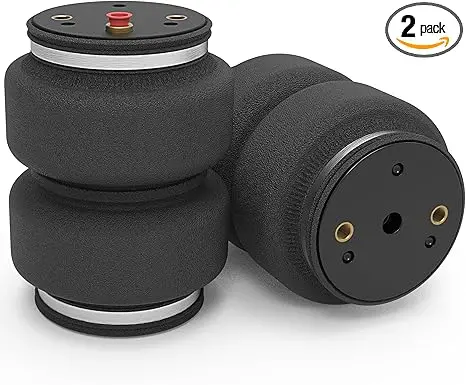 Retrue Universal Dual Air Spring Kit – 5,000 lb Load-Leveling Capacity, Compact 2-Piece Air Bag System