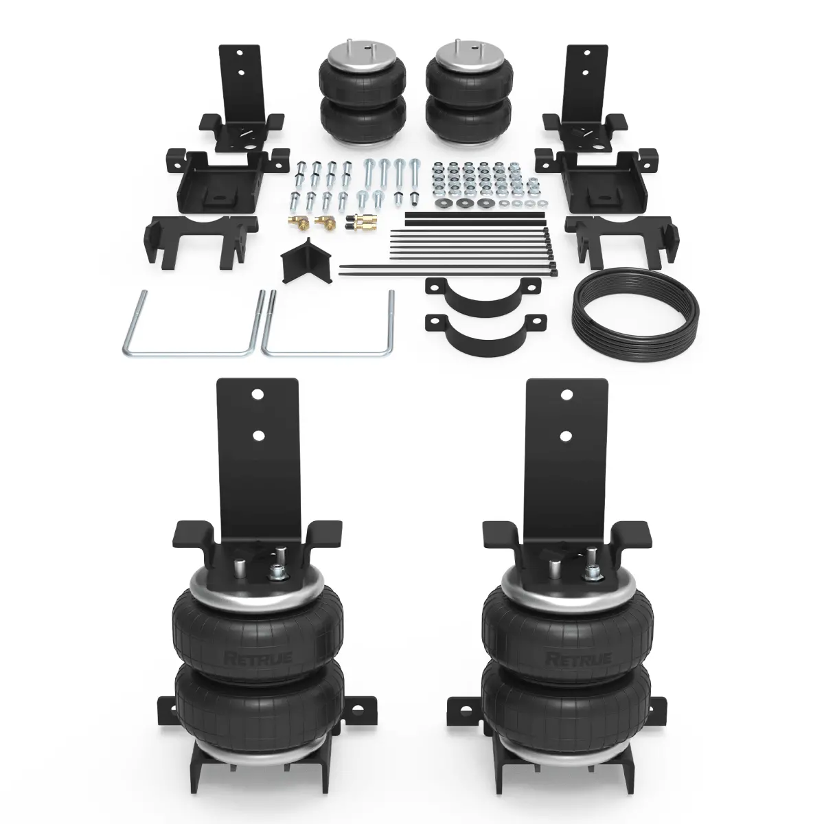 Retrue Rear Air Suspension Kit for Ford Excursion 4WD (2000–2006) – 5,000 lb Capacity, 5–100 PSI Adjustable, Firestone 2251 Compatible