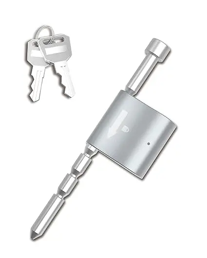 Retrue Adjustable Trailer Coupler Lock Pin (1/4" Diameter) – Heavy-Duty Anti-Theft Hitch Pin with Four Length Options (0.9"–2.9")