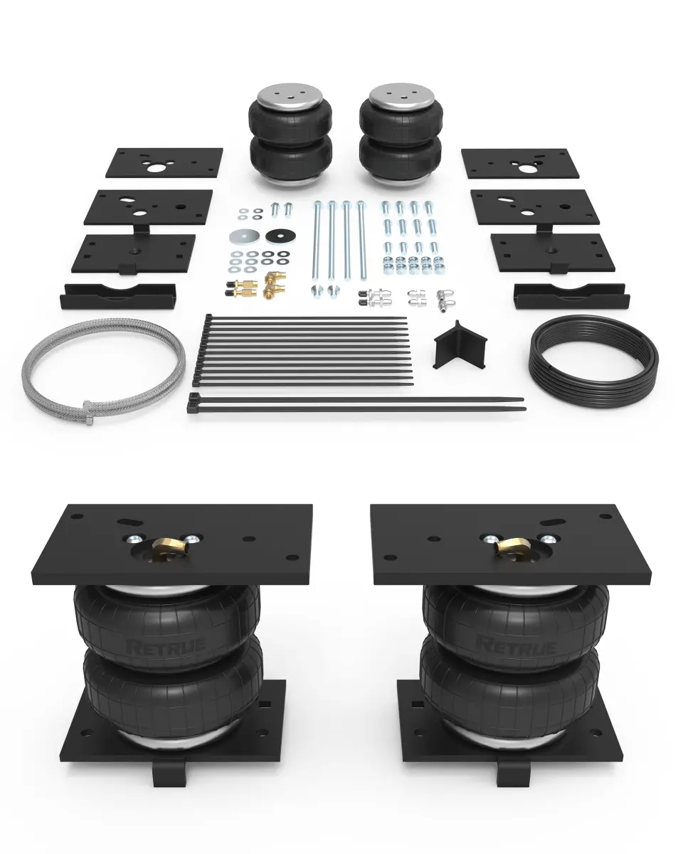 Retrue Rear Air Suspension Kit for 2014–2026 Ram 2500 – 5,000 lb Load-Leveling System, Firestone 2598 Replacement