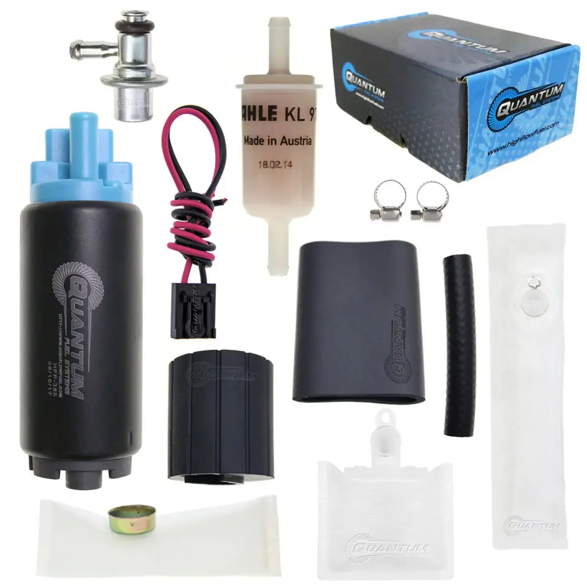 Qfs In-Tank Fuel Pump W/ Regulator & Genuine Mahle Filter, Hfp-385-Urf 1