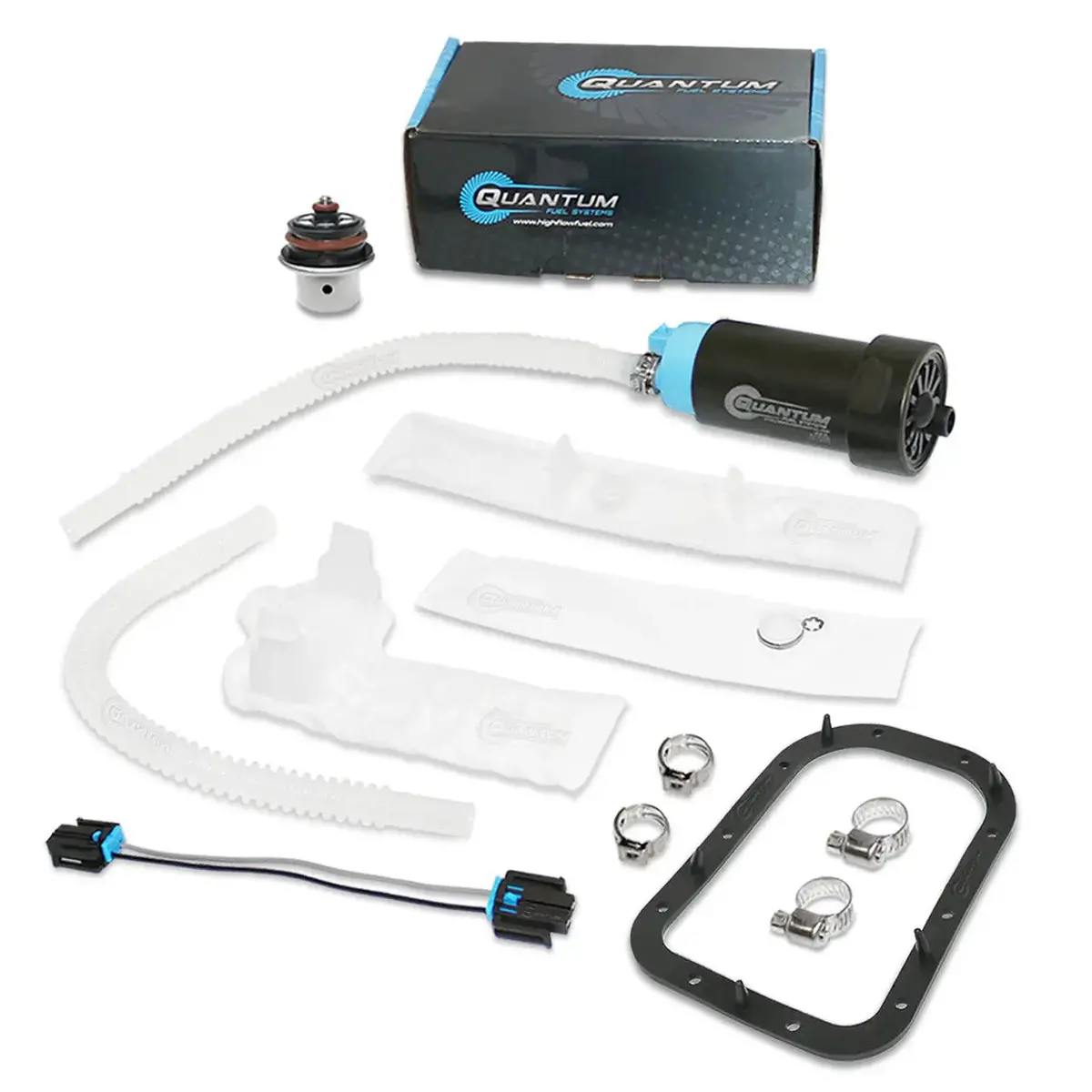Qfs In-Tank Fuel Pump W/ Regulator & Tank Seal, Hfp-370Hd-Rt24 1