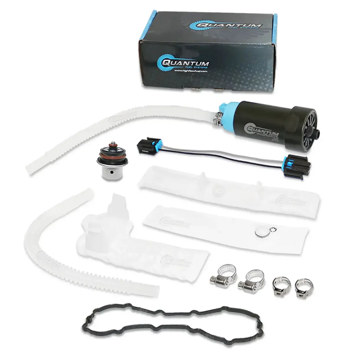 Qfs In-Tank Fuel Pump W/ Regulator & Tank Seal, Hfp-370Hd-Rt6 1