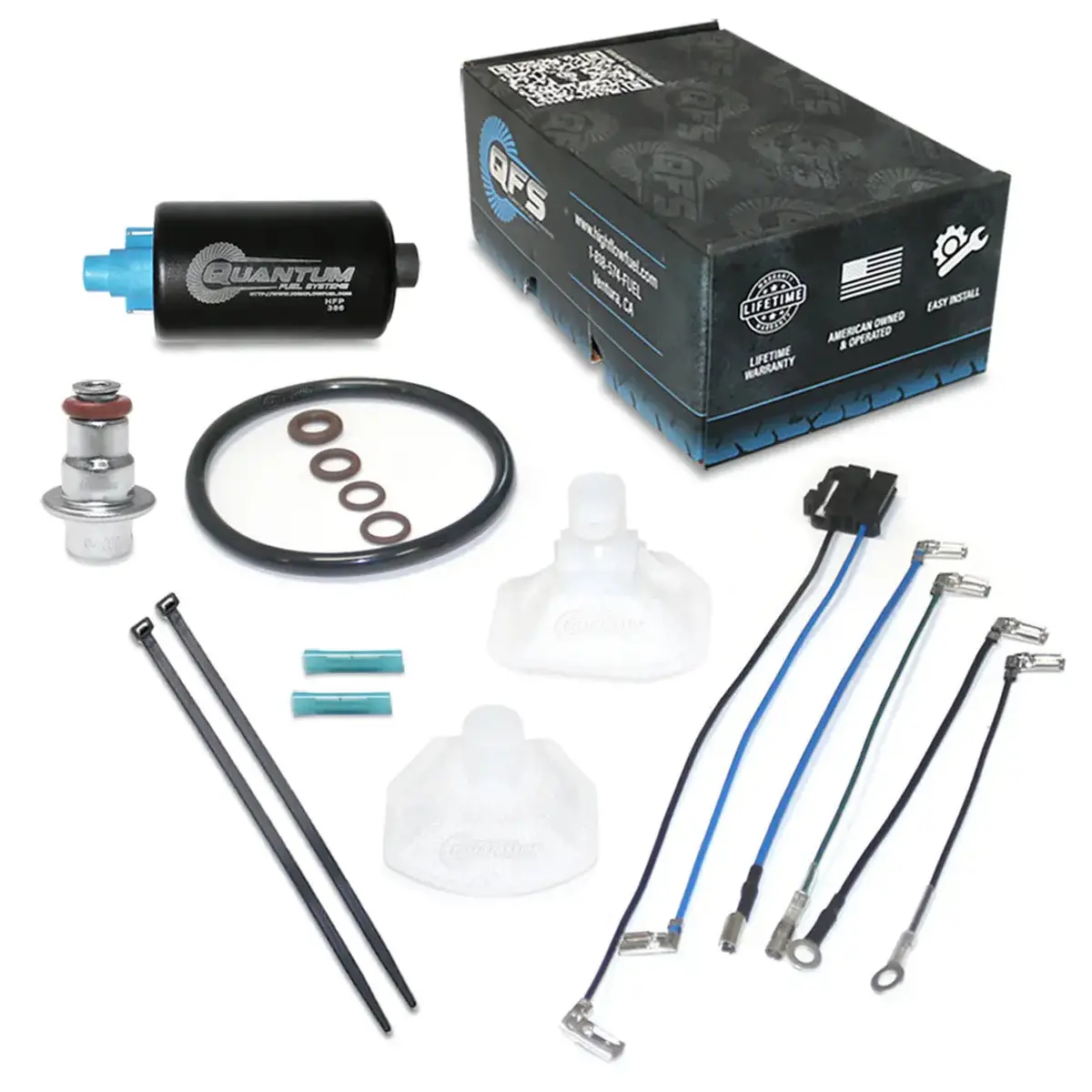 Qfs T35 In-Tank Fuel Pump W/ Regulator, Hfp-386-Ur2 1