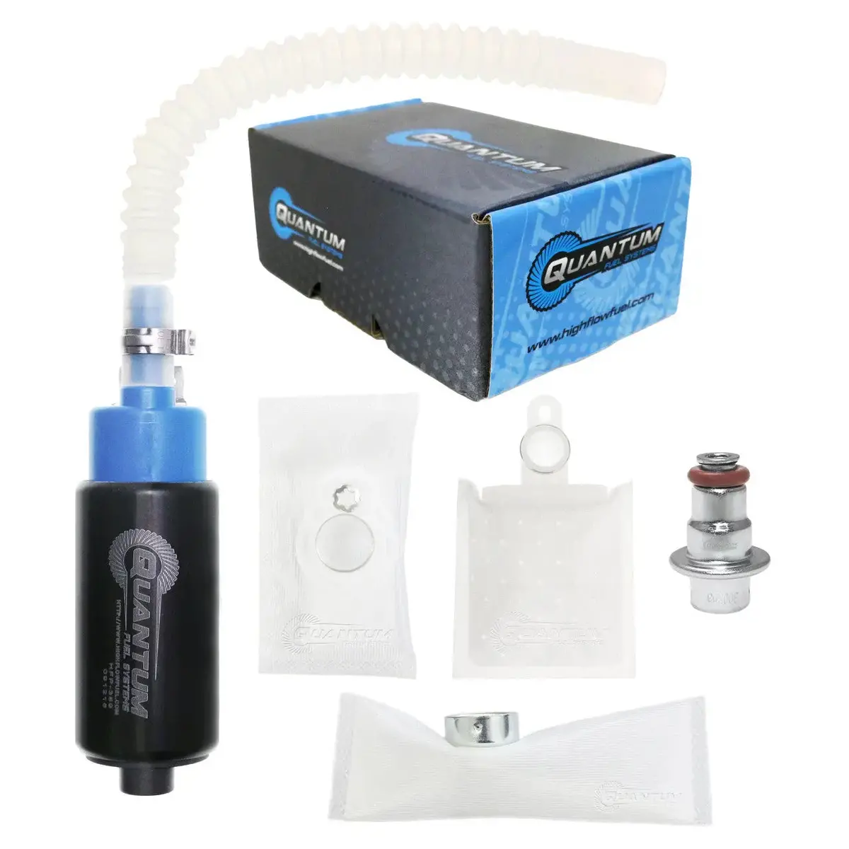 Qfs In-Tank Fuel Pump W/ Regulator, Hfp-389-Ur3 1