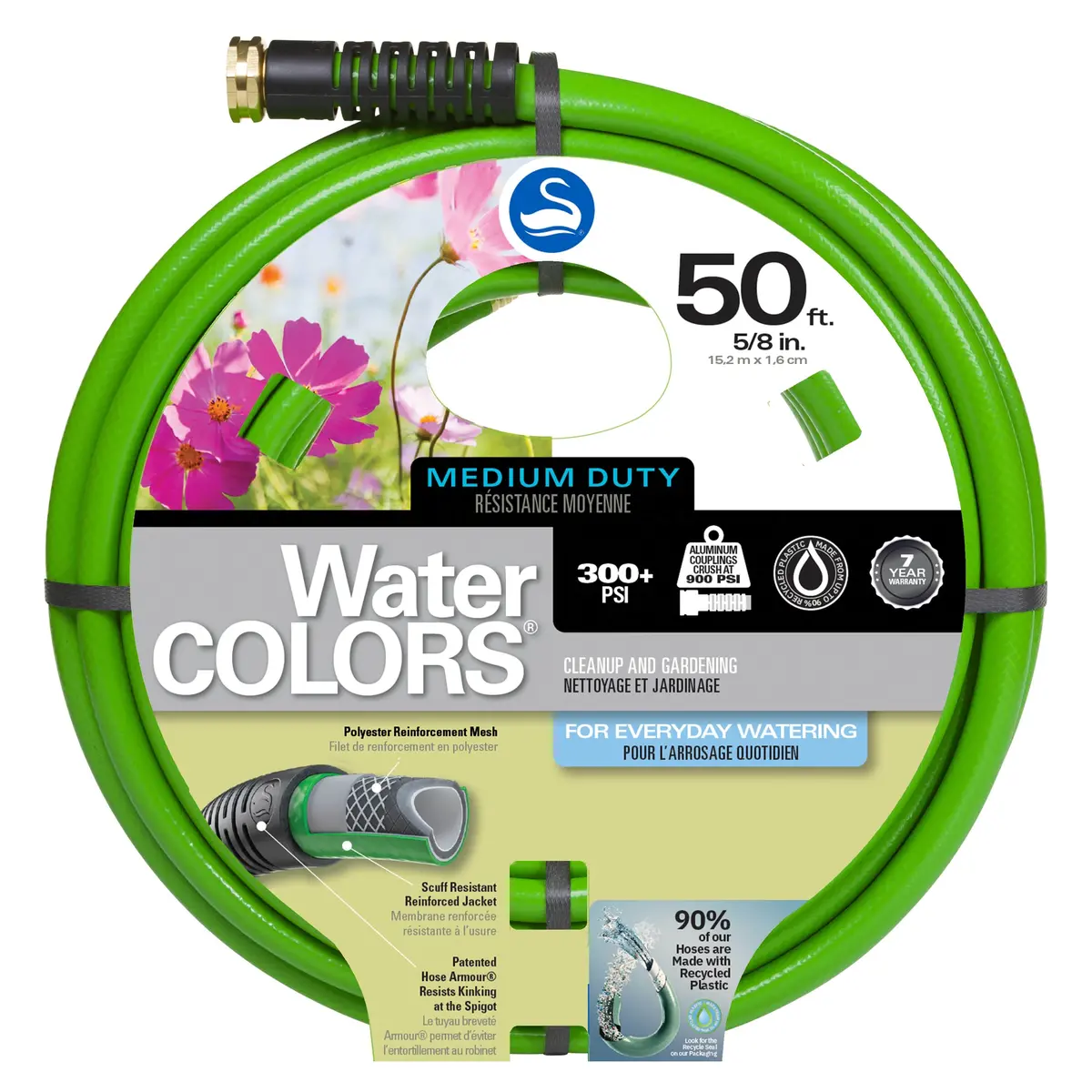 Swan Watercolors® Green Hose 1