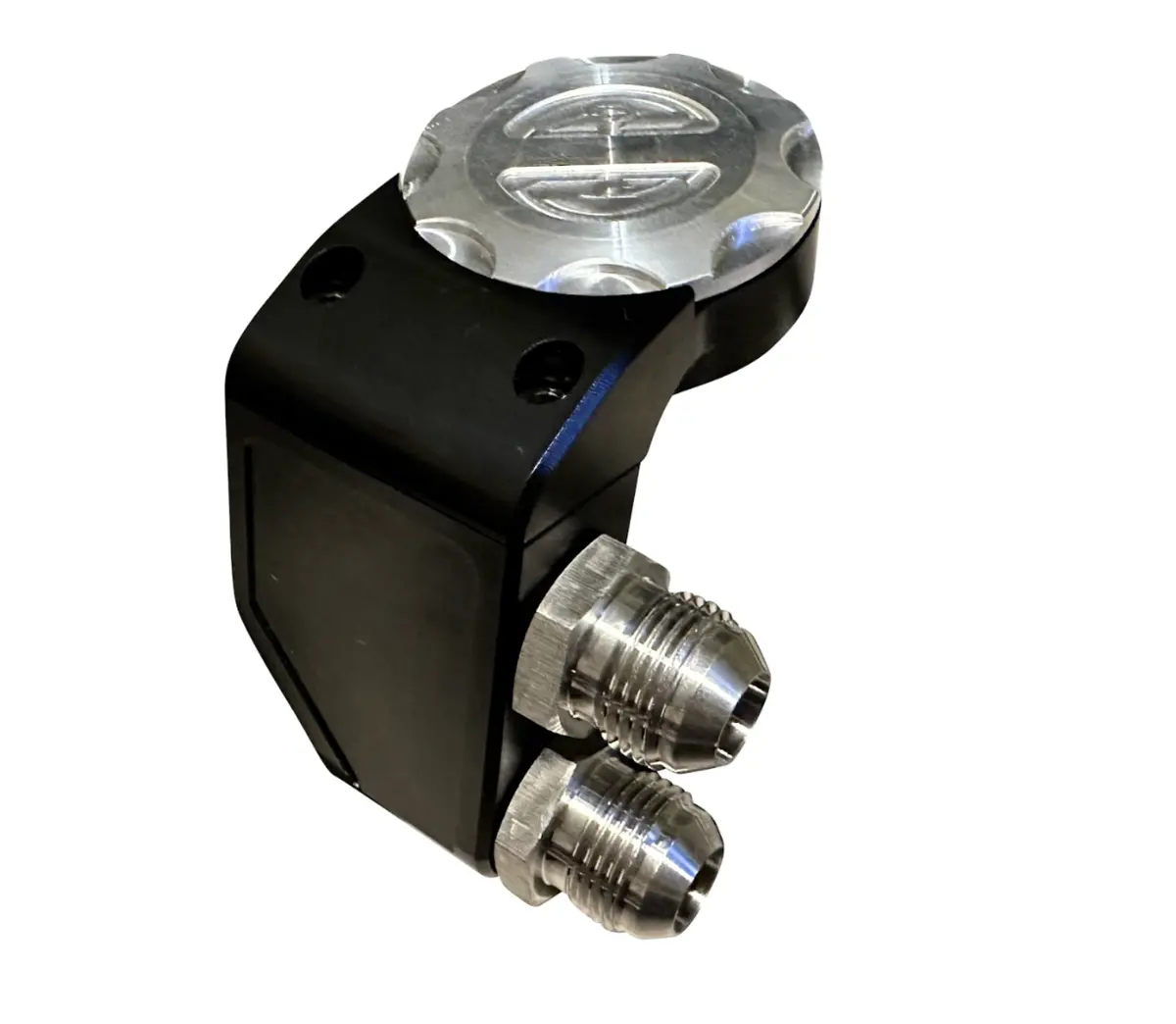 Ultra Vent Scavenger Oil Valve Cap Catch Can With 10An Fittings 1
