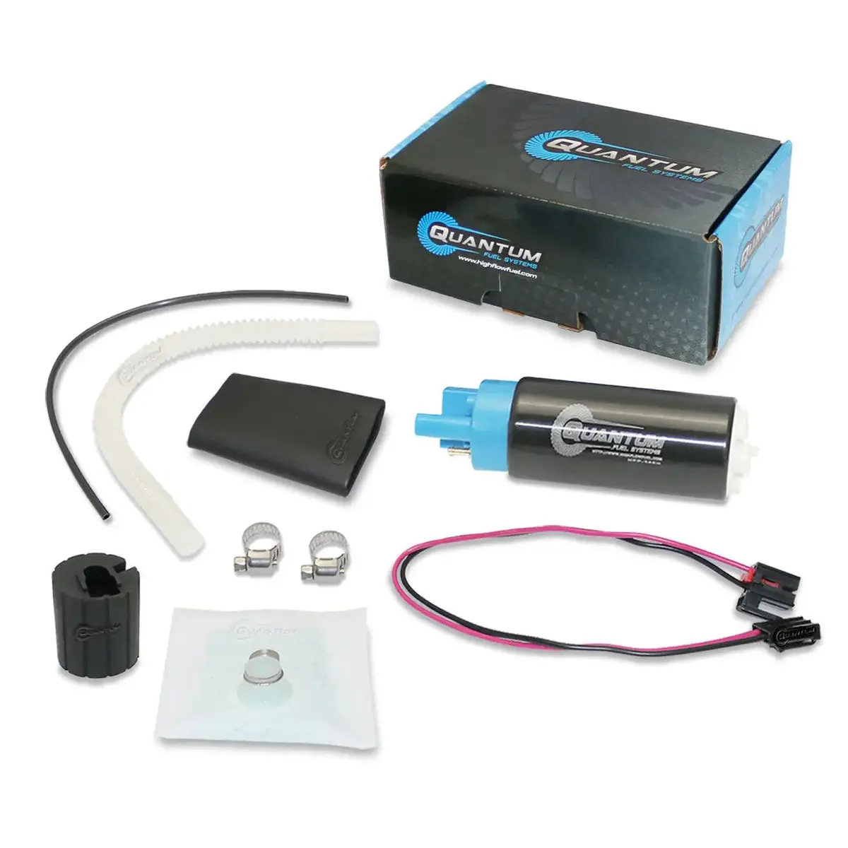 Qfs 255Lph In-Tank Efi Performance Fuel Pump W/ Strainer, Hfp-368H 1