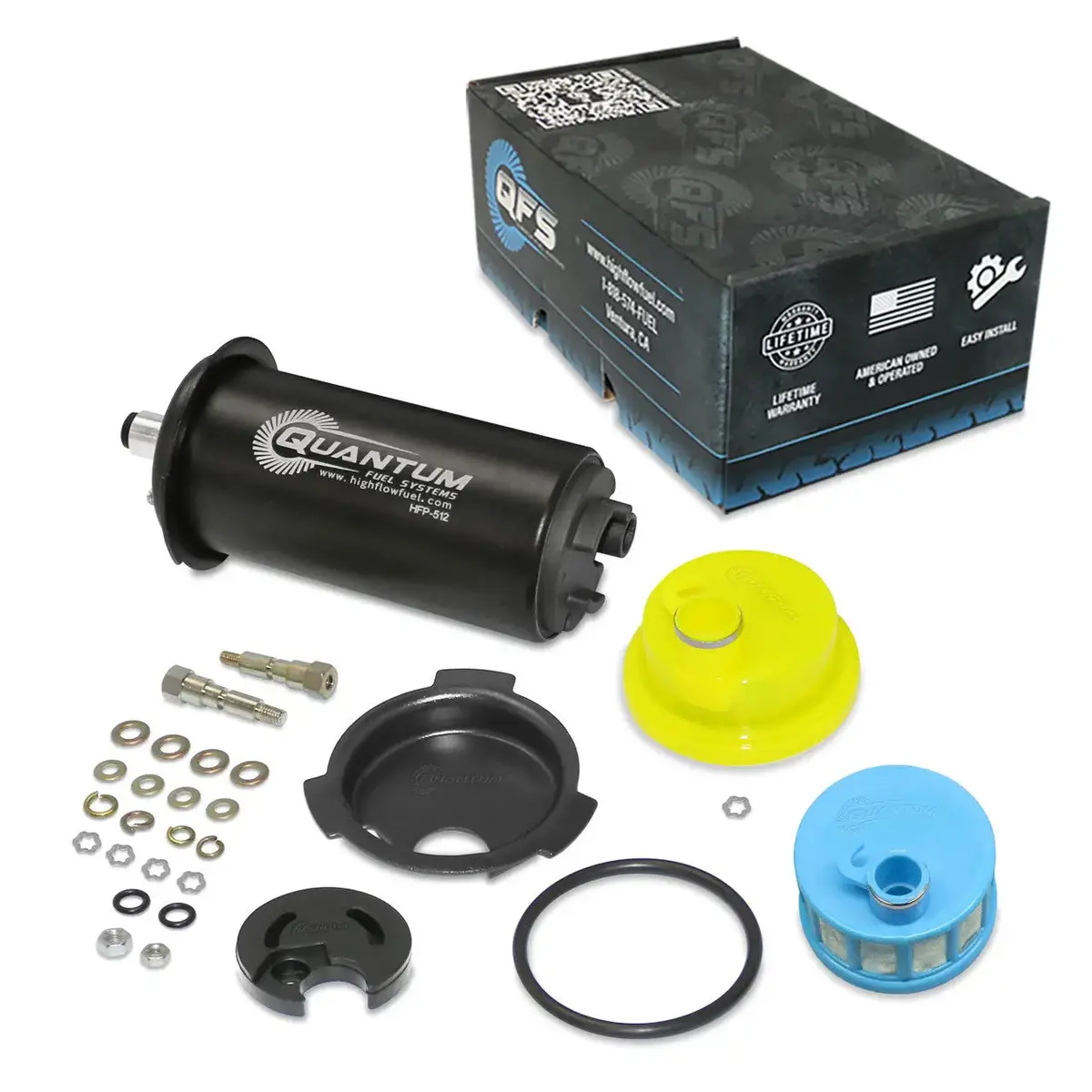 Qfs Oem Replacement Marine/Outboard Efi Fuel Pump W/ Strainer, Hfp-512 1