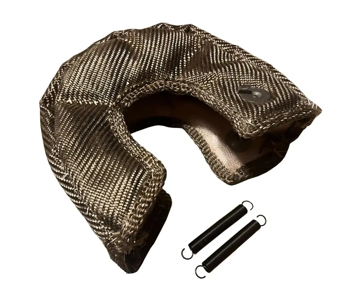 T3 Titanium Silica Turbo Blanket Heat Shield Cover With Stainless Springs 1
