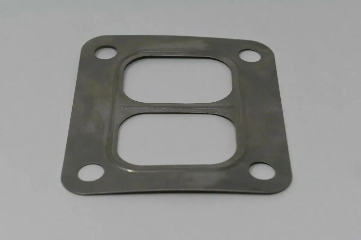 T4 Turbo Manifold Inlet Flange Gasket Twin Scroll Divided 304 Stainless Steel 1