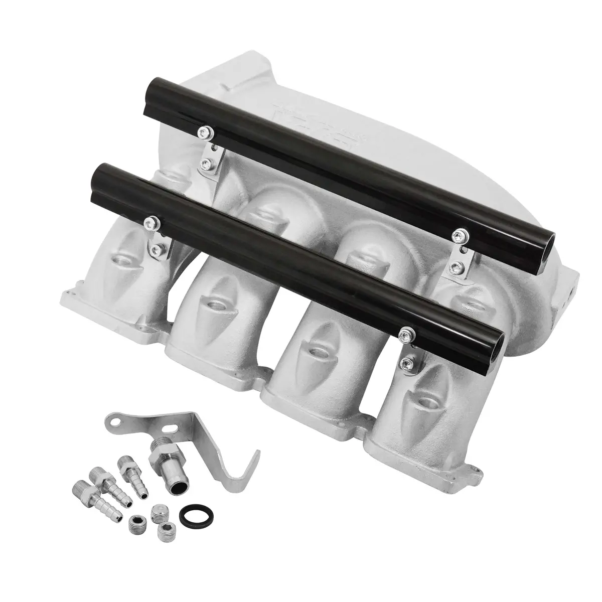 Cast Aluminum Intake Manifold For Transverse Vw/Audi 1.8T With 8 Injectors Fuel Rail Kit (Left Side Without Throttle Bolt Holes) 1