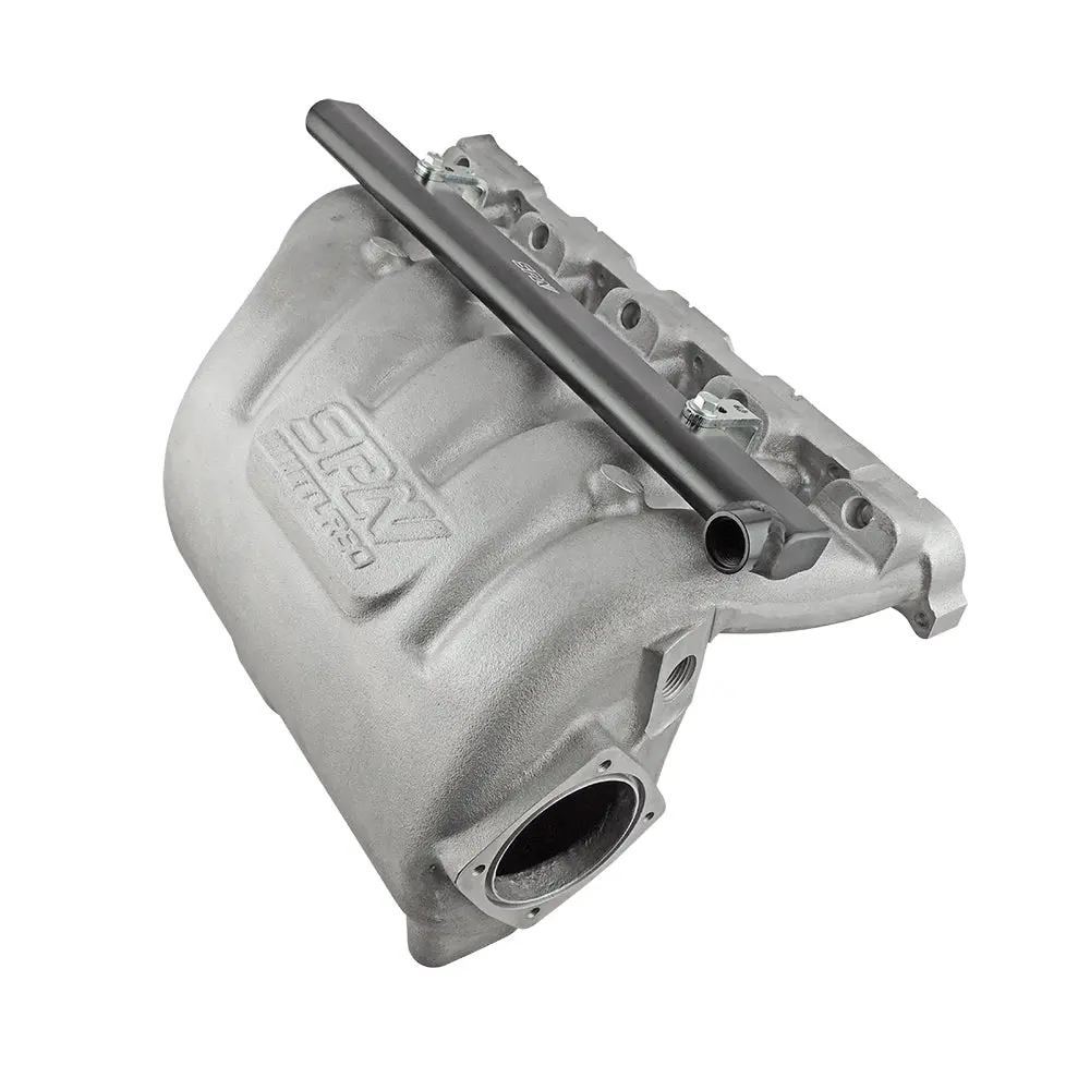 Vw 2.5L 5 Cylinder 20V 07K Cast Aluminum Intake Manifold - With 5 Injectors Fuel Rail 1