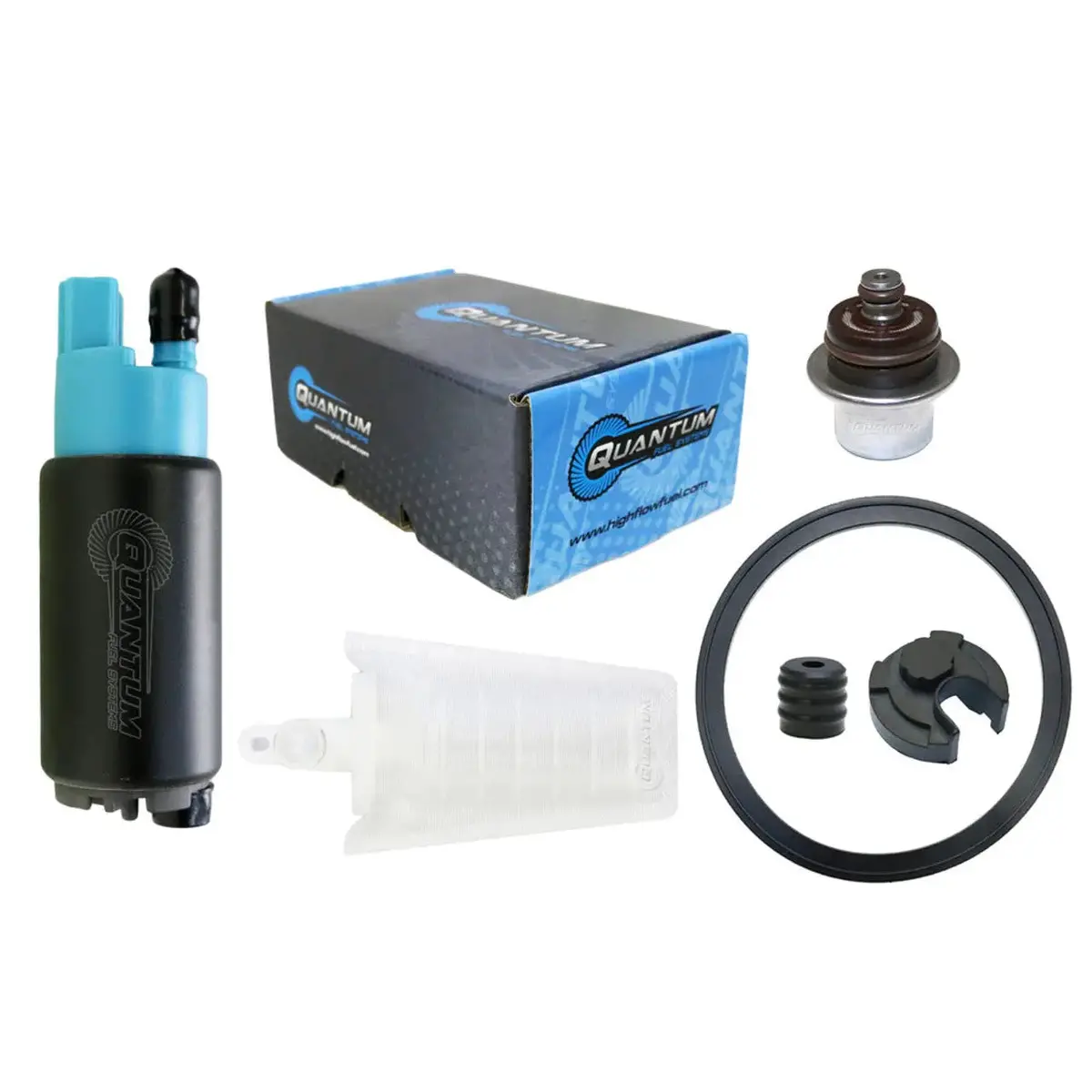 Qfs In-Tank Fuel Pump W/ Tank Seal & Regulator, Hfp-382-P2 1