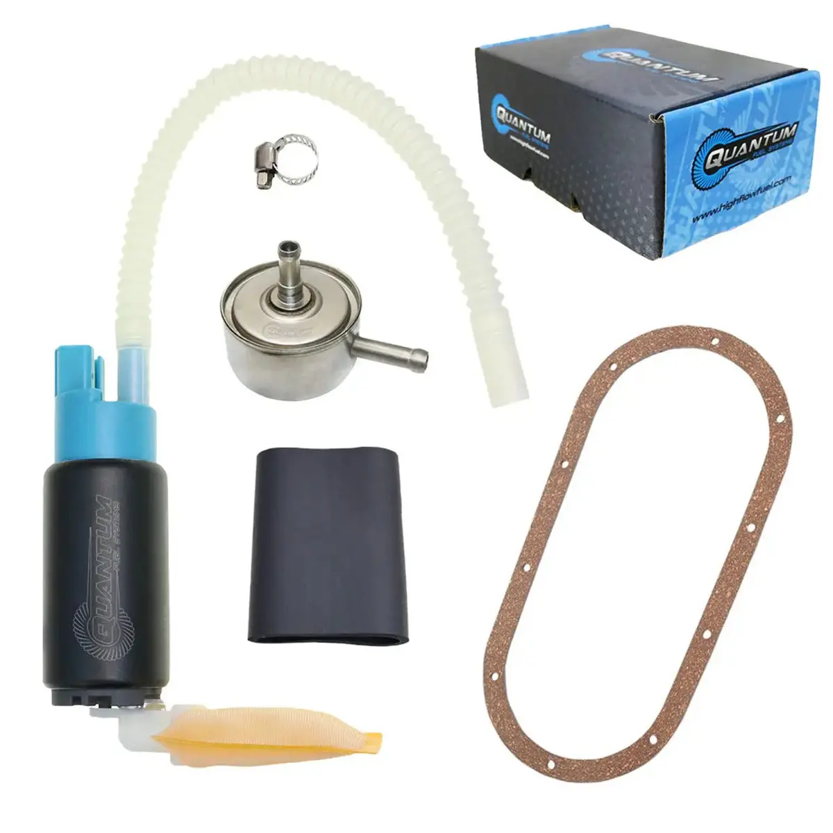 Qfs Oem Replacement In-Tank Efi Fuel Pump W/ Tank Seal, Fuel Filter, Strainer, Hfp-382-Hdt2f2 1