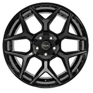 4Play 4P06 Off-Road Wheels – Gloss Black with Brushed Face for Trucks & SUVs