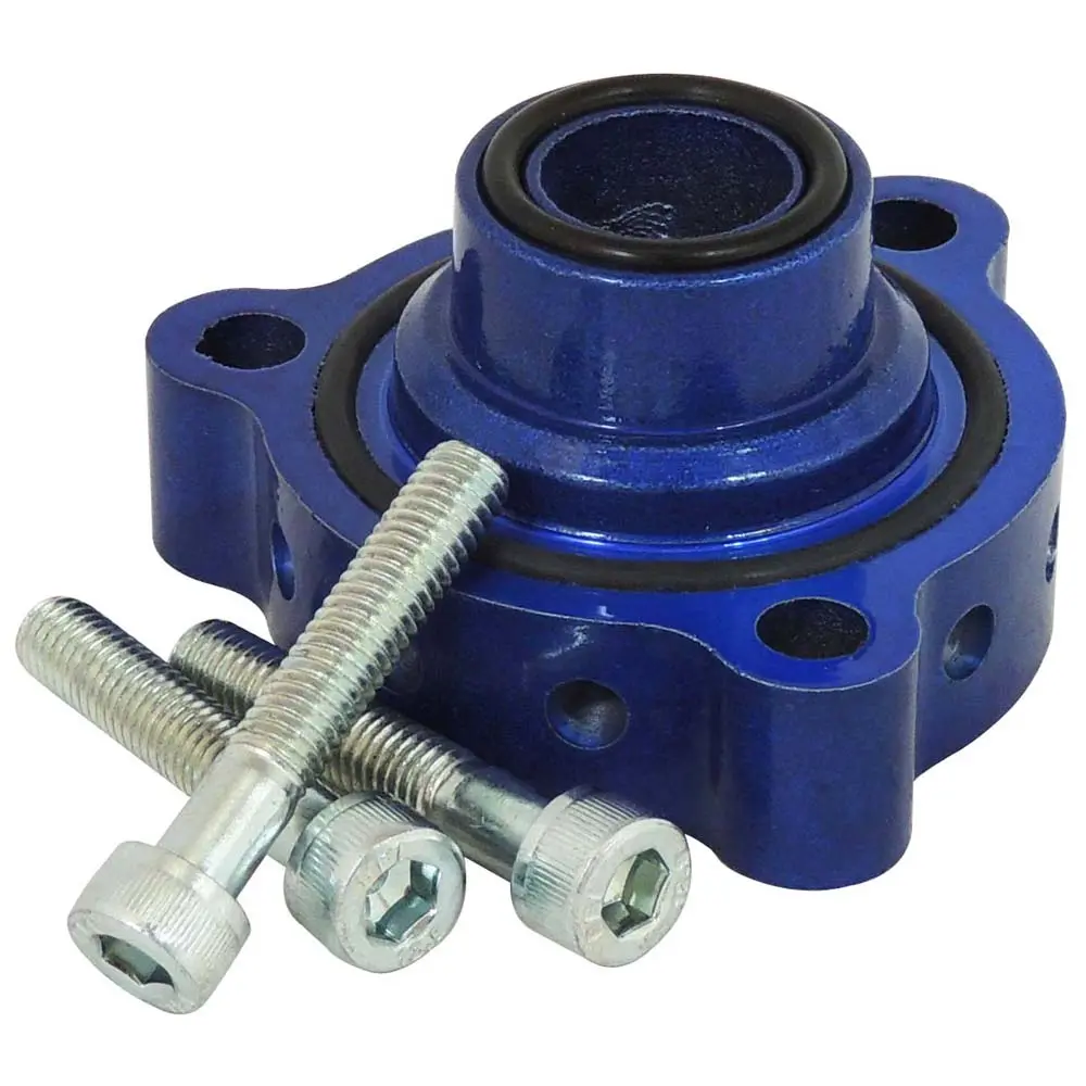 Aluminum Blow Off Valve Adapter Spacer Bov Thp Mini Cooper / Peugeot / Citroen 1.6 Turbo - Blue Series 1
