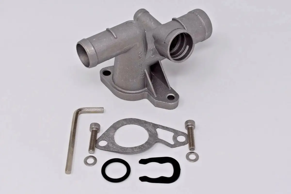 Vw Mk4 Golf Jetta Gti Gli Tt 1.8T Cast Aluminum Head Coolant Flange 06A121132ap Amu Awp 1