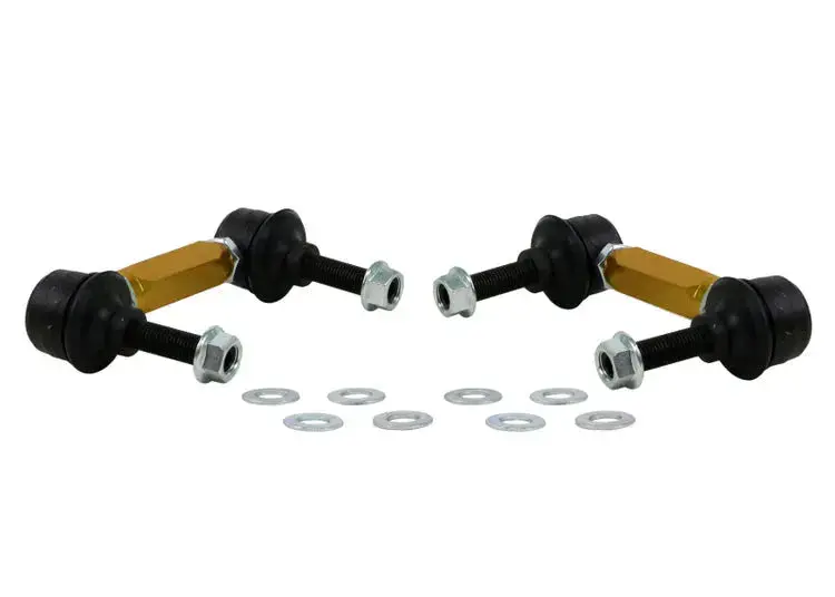 Whiteline 03-06 Nissan 350Z Z33 Rear Swaybar Link Kit-Adjustable Ball End Links Klc141 1