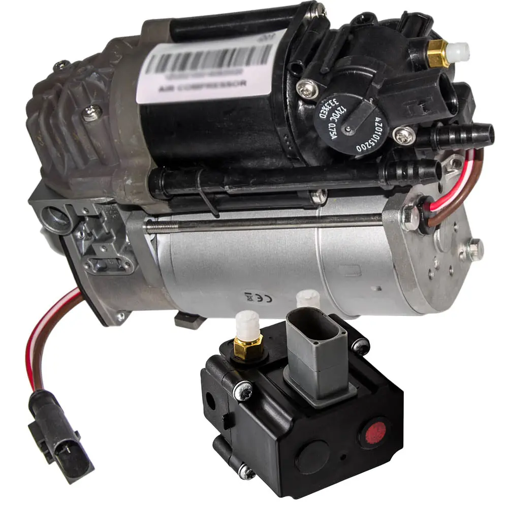 Air Suspension Compressor Pump + Valve Block 37206789450 2016 Bmw 535I Gt 1