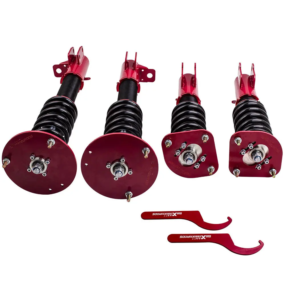 Racing Coilovers Struts Dodge Neon Srt-4 2.4L 03-05 Shocks Spring Adj Height Lowering Kit 1