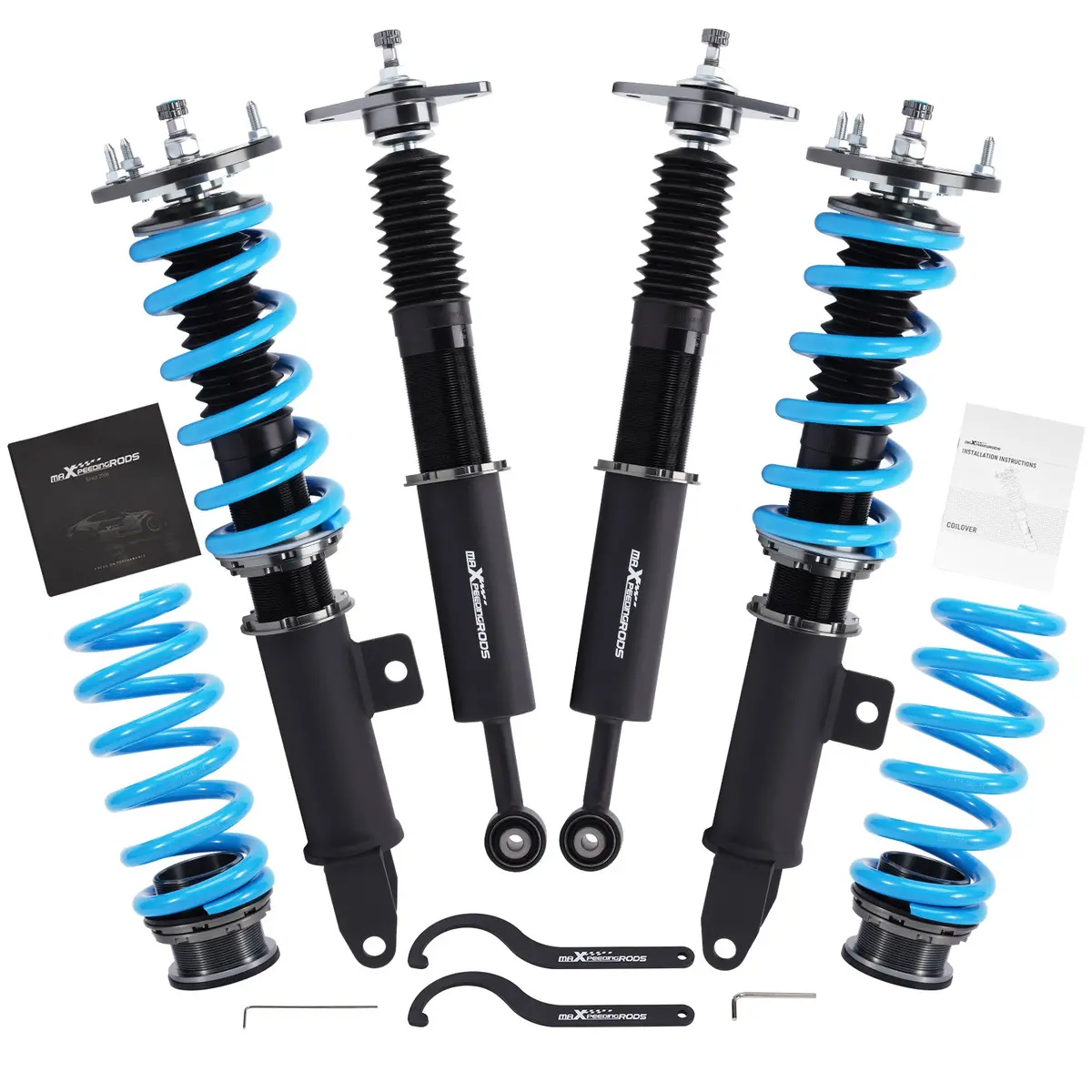 Challenger Charger 2011-22 24 Way Damping Adj. Coilovers Shocks Struts Lowering Kit 1