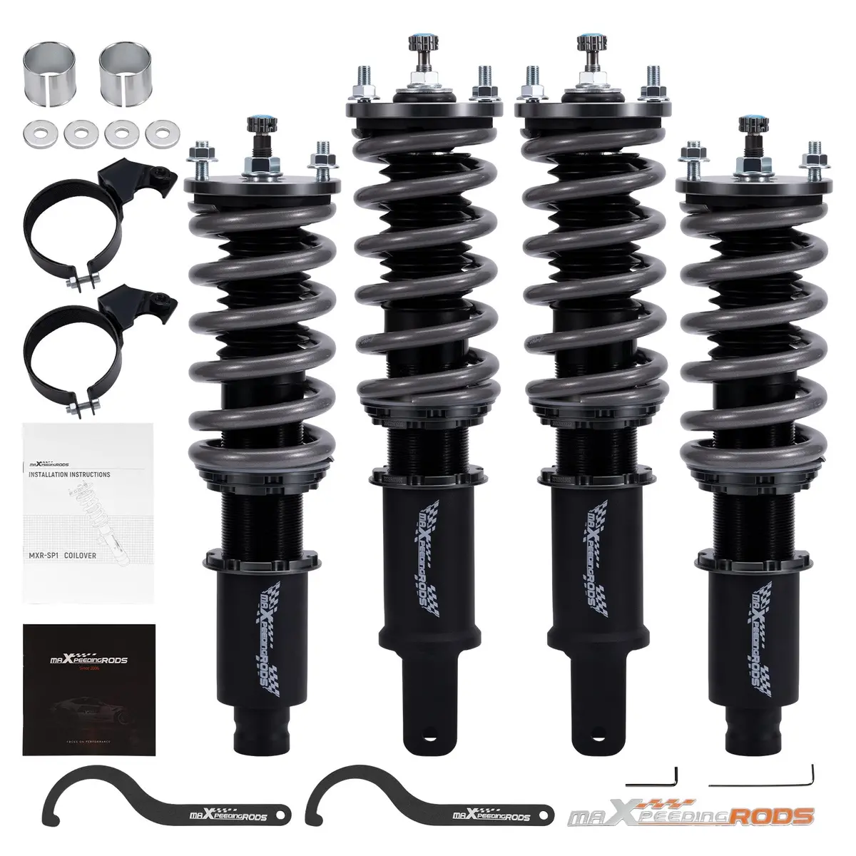 Honda Civic 1996-2000 Ej Ek Em Coilover Suspension Damper Kitt7 Racing Coilover Lowering Kit 1