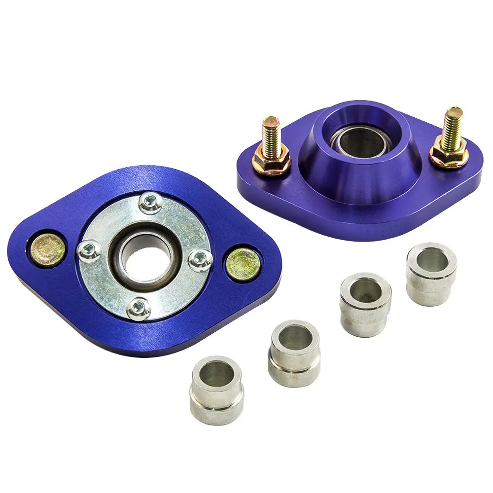 Bmw E30 E36 E46 Z3 Pillow Ball Rear Upper Camber Plates Shock Top Mount Set 1