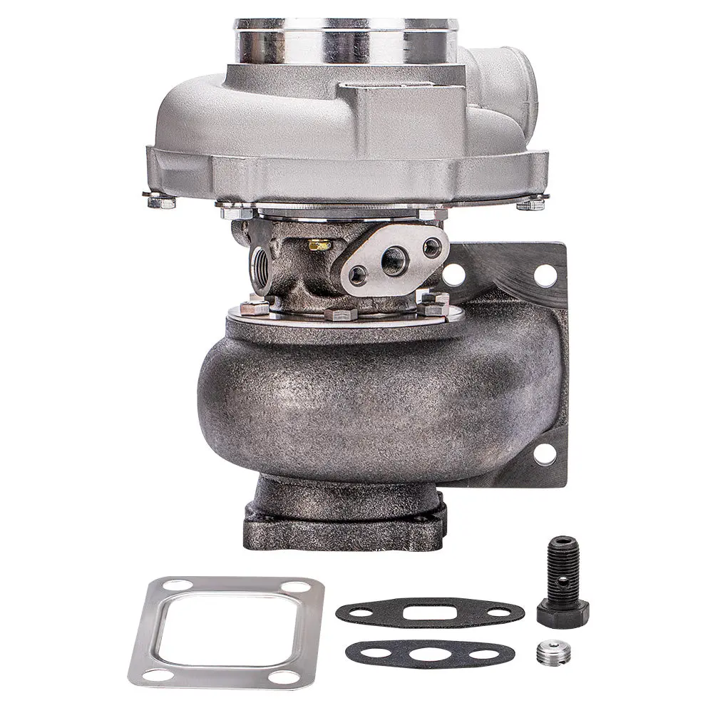 Billet Compressor Wheel Upgrade Gt3037 Gt30 500Hp+ T3.82 A/R 74 Trim Turbine Billet Compressor Wheel Turbocharger Water Oil 1