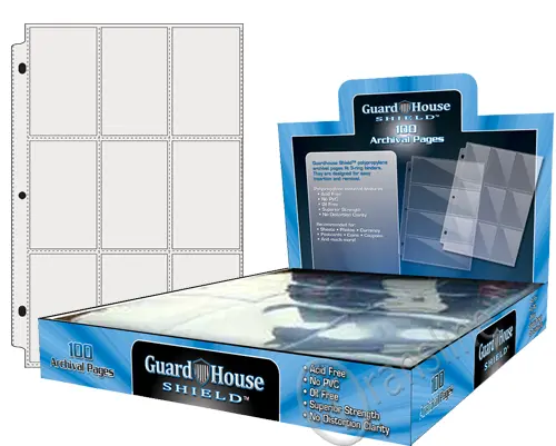 Guardhouse 9 Pocket Trading Cards, Sport Cards Archival Pages 1