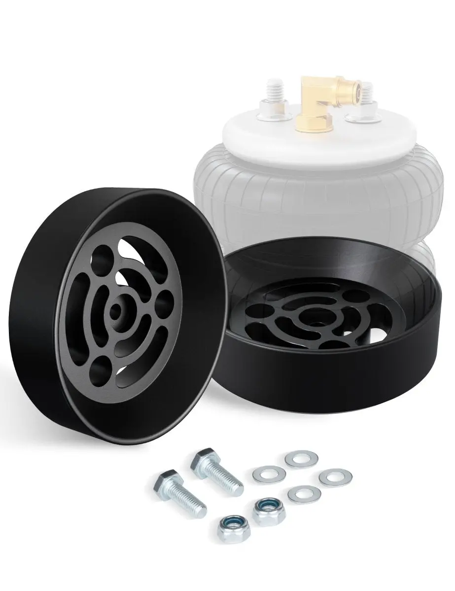 Retrue 6-Inch Air Spring Cradle Mount – Universal Air Suspension Cradle for Full-Travel Applications on Pickup Trucks