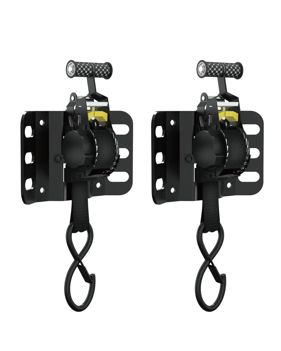 Retrue Auto-Retracting Tie-Down Straps for Ford F-150 (2015–2025 BoxLink) – 2-Pack, 9.84 ft, 1,500 lb Break Strength