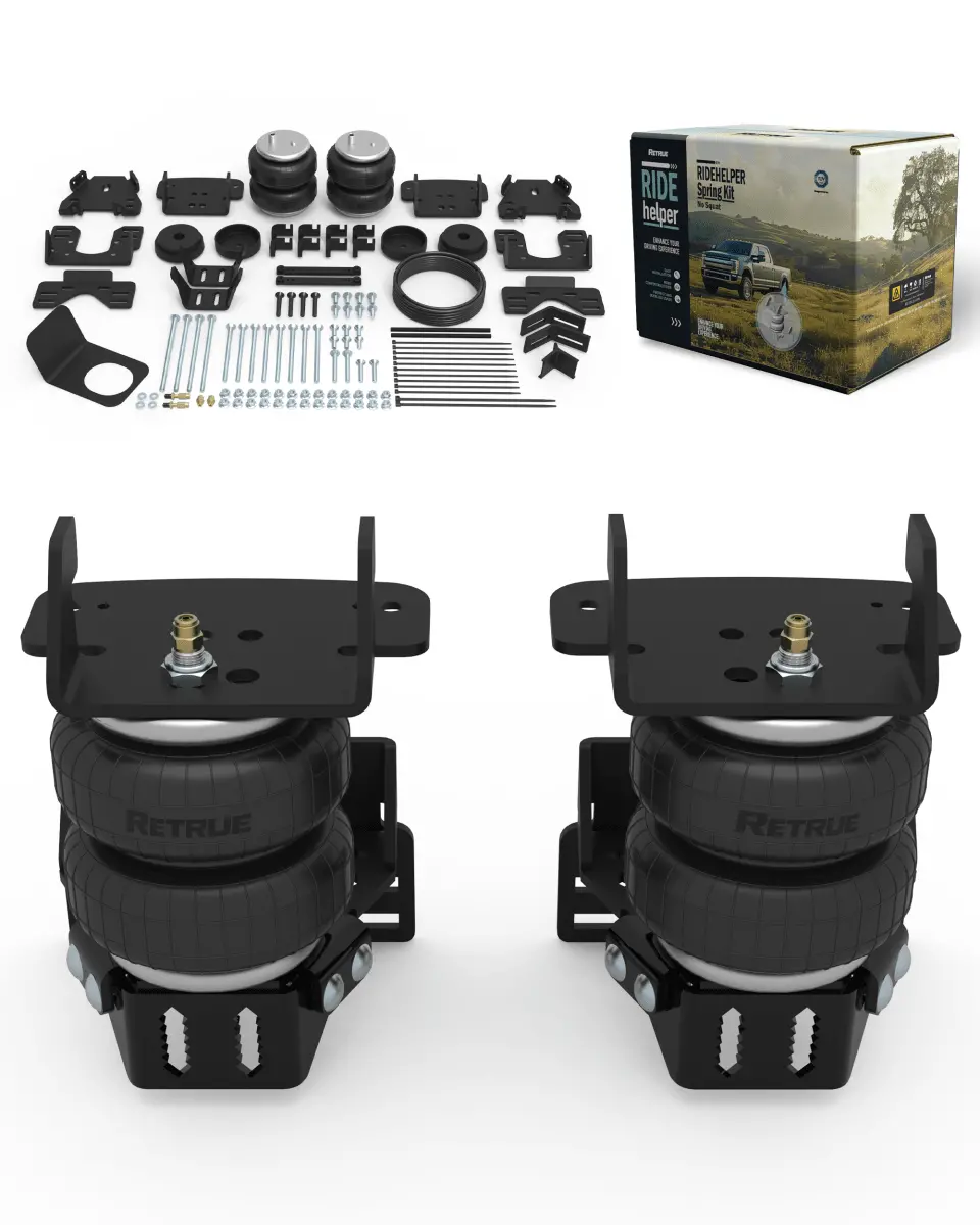 Retrue Upgraded Rear Air Bag System for Ford F-250/F-350/F-450 (2017–2026) – Heavy-Duty Load-Leveling Suspension Kit